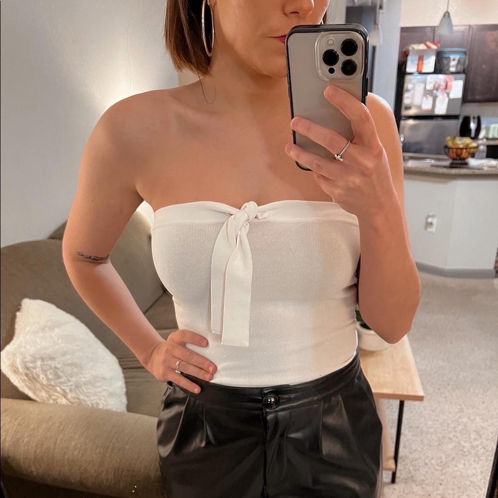 Banana Republic Crop Top with Tie